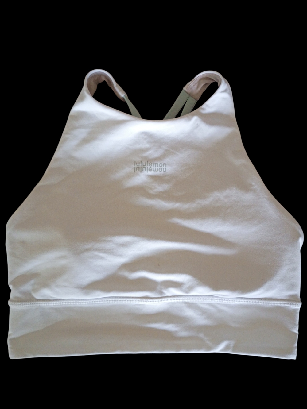 lululemon athletica Cream High-Neck Sports Bra